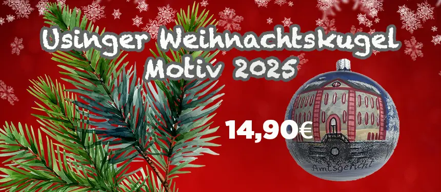 Usinger Weihnachtskugel 2025